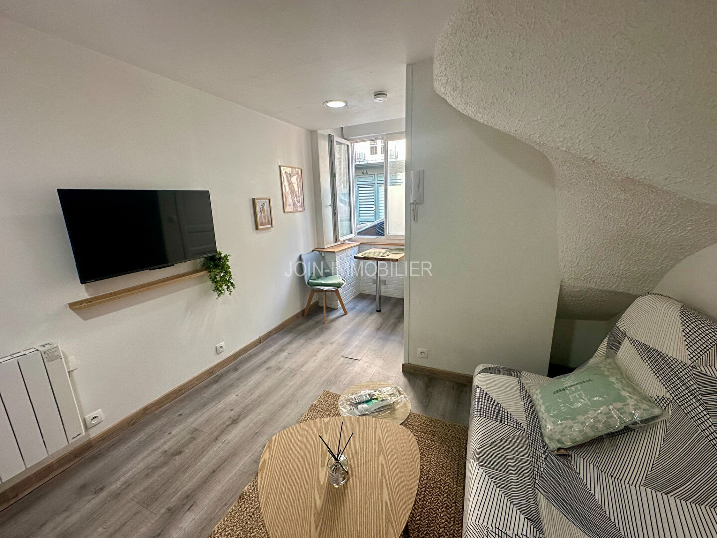 Studio meublé en plein coeur de Dieppe - 17,13 m²